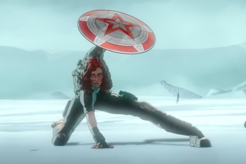 'What If' Red Guardian Shield - Episode 8 Black Widow Easter Egg