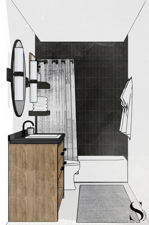 hudson bathroom design kit by sourced