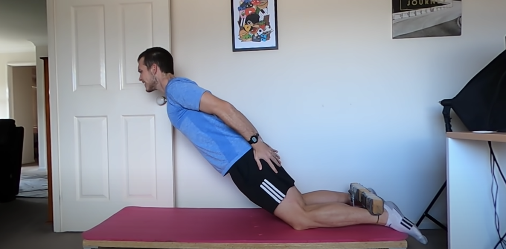 Watch This Guy Take a Month-Long Nordic Hamstring Curl Challenge