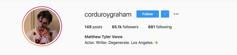 Matthew Tyler Wols Instagram Page