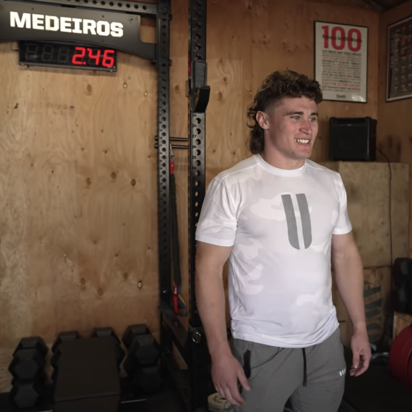 Fittest Man on Earth Justin Medeiros Gives a Tour of His Garage Gym