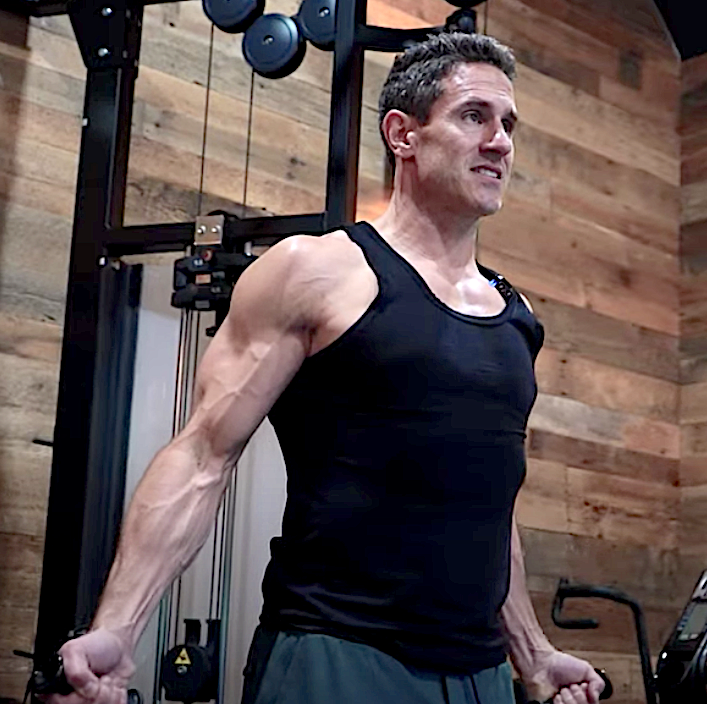 A Superhero Trainer Shares His Go-To Big Arms Training Session