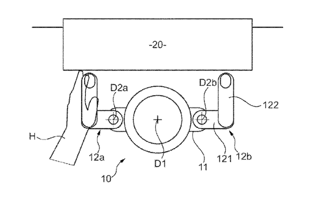 bmw steering handle patent