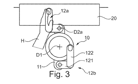 bmw steering handle patent