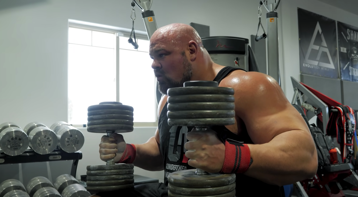 Watch Brian Shaw Take on a Super High-Volume Strongman Workout