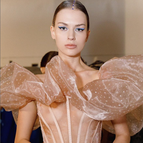 throwback beauty trends nyfw