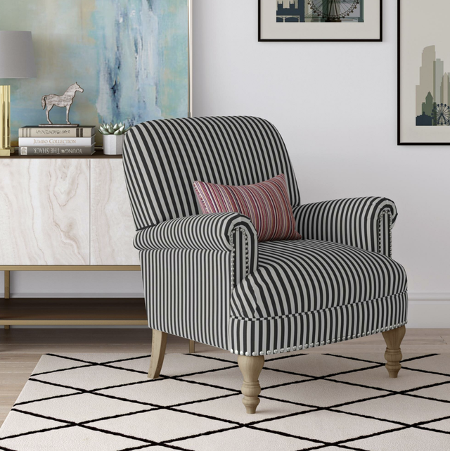 striped chair