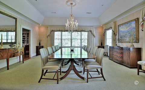 dining room transformation elizabeth cook wallpaper