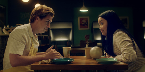 Lana Condor and Cole Sprouse in Moonshot