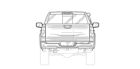 ram 1500 rebel otg mopar édition spéciale brevet image arrière