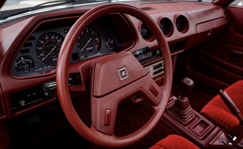 1983 datsun 280zx interior