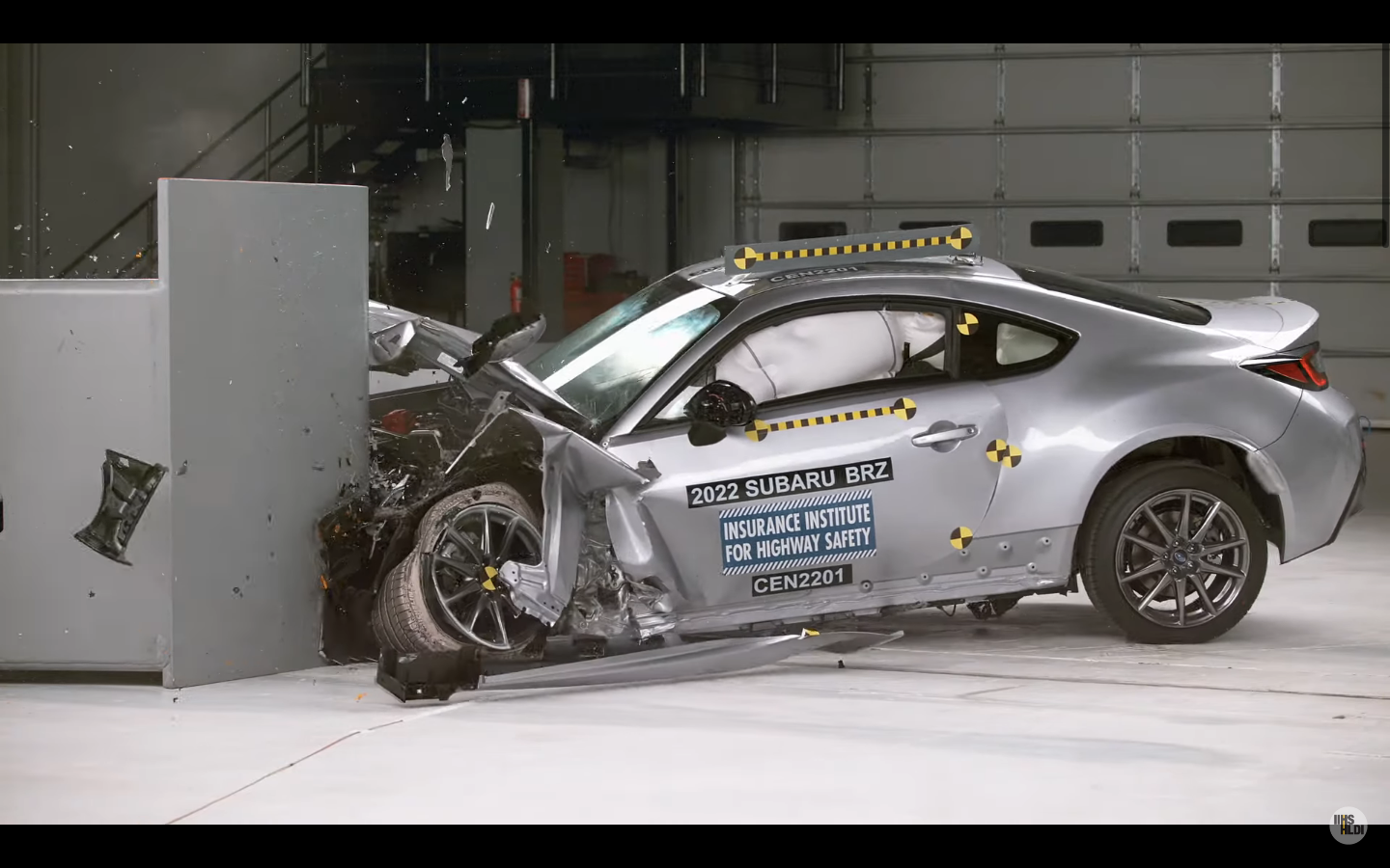 Watch the 2022 Subaru BRZ Crash Test