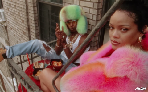 screenshots from asap rocky music video