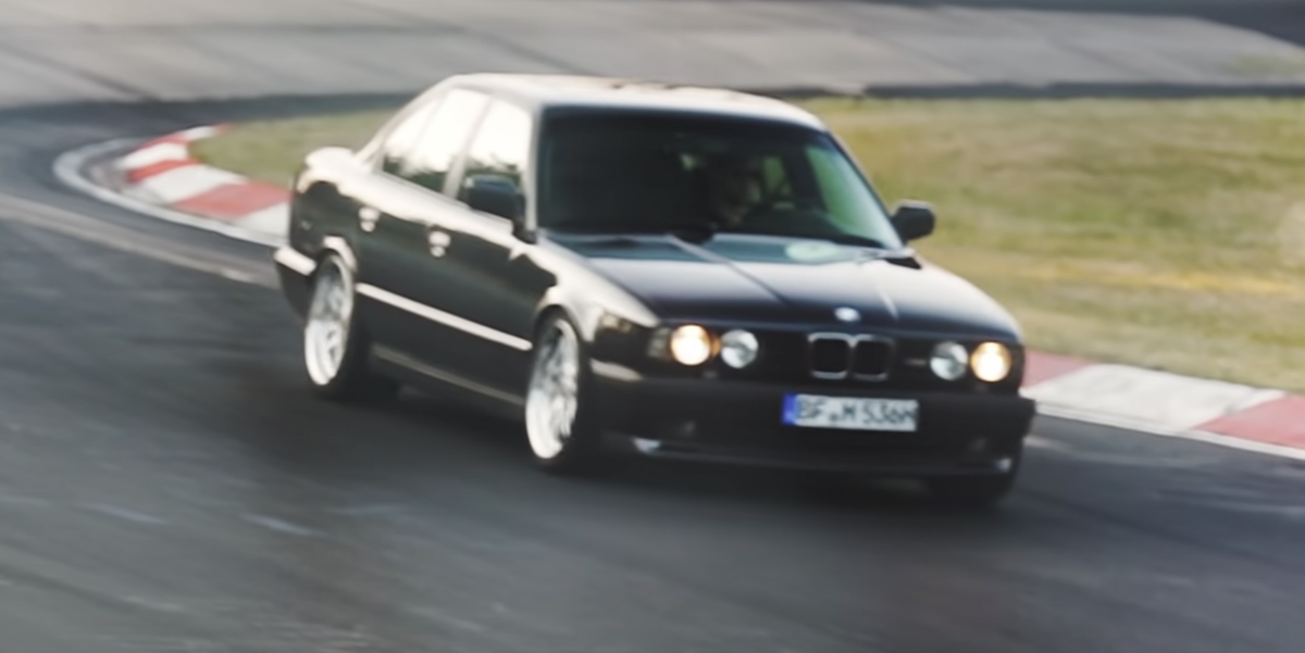 La BMW E34 M5 sfida il Nürburgring: video di bordo
