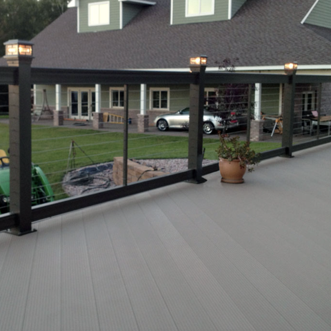 an aluminum deck made by lockdry