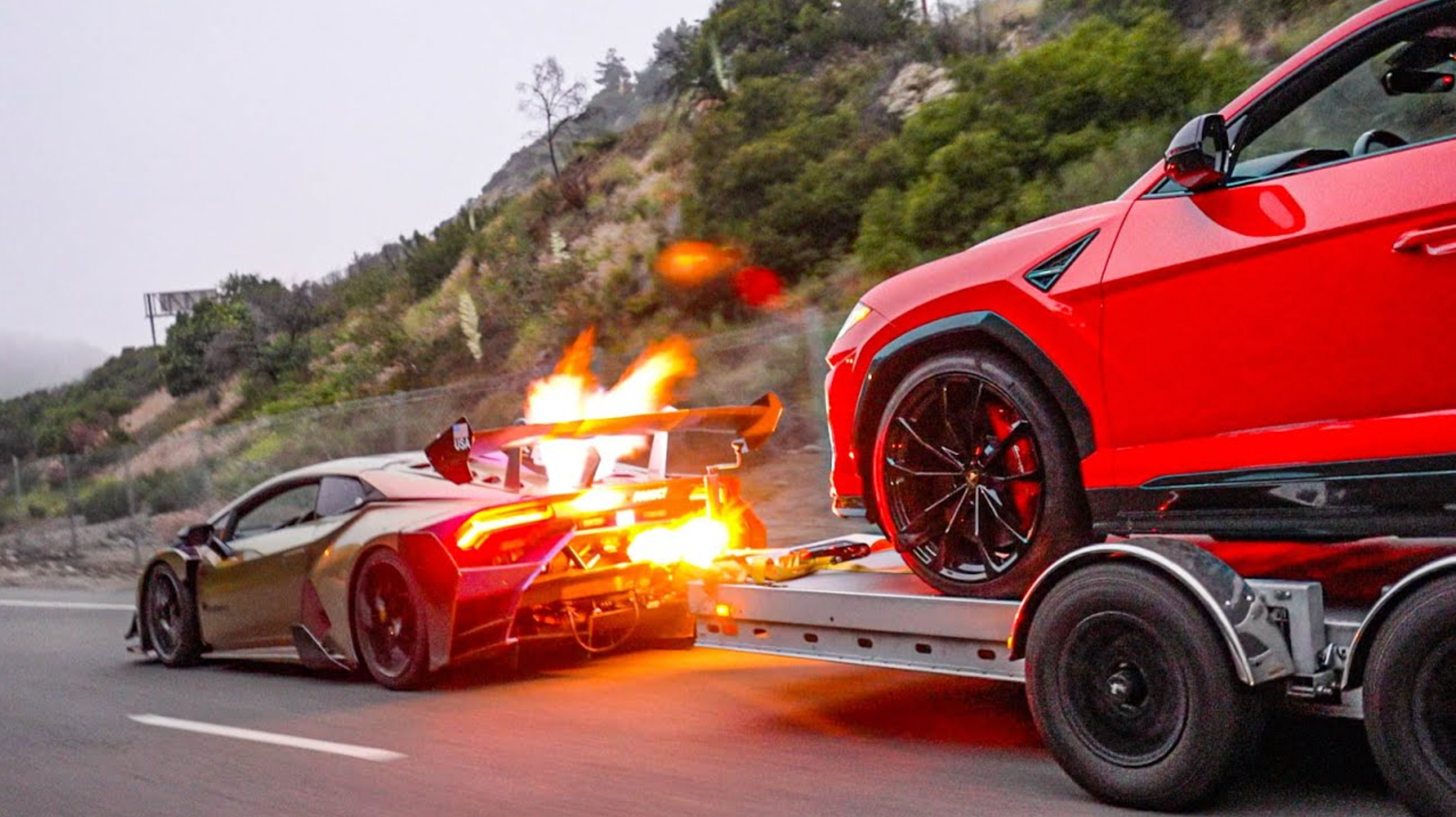 Yes, You Can Tow With a 1200-HP Twin-Turbo Lamborghini Huracán