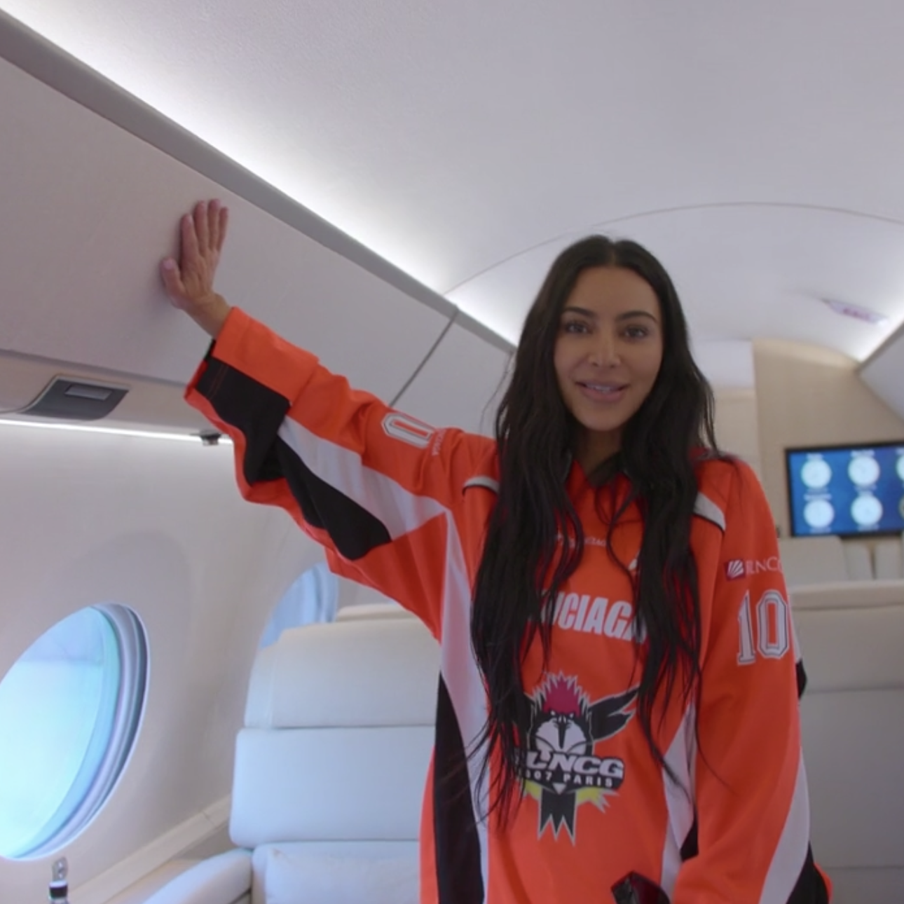 Time to Tour Kim Kardashian's Private, Cashmere-Covered Plane, I Guess!