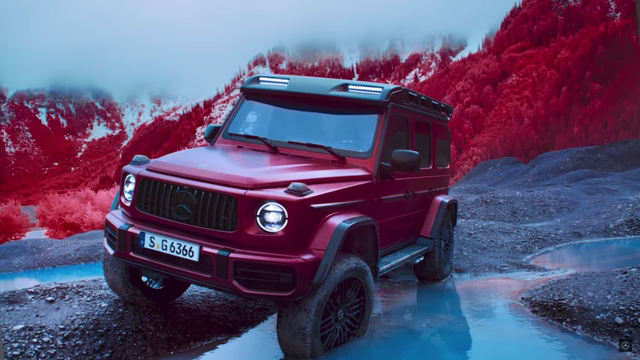 2023 g wagen g63 4x4 squared red off road