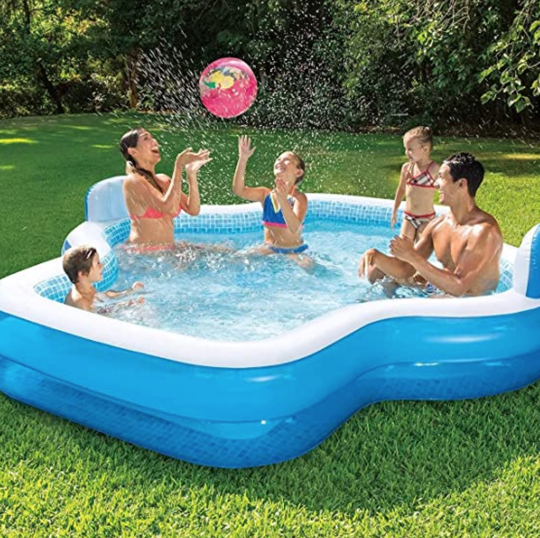The Viral Inflatable Pool from TikTok That Was Sold Out Everywhere Is Finally Back in Stock on Amazon