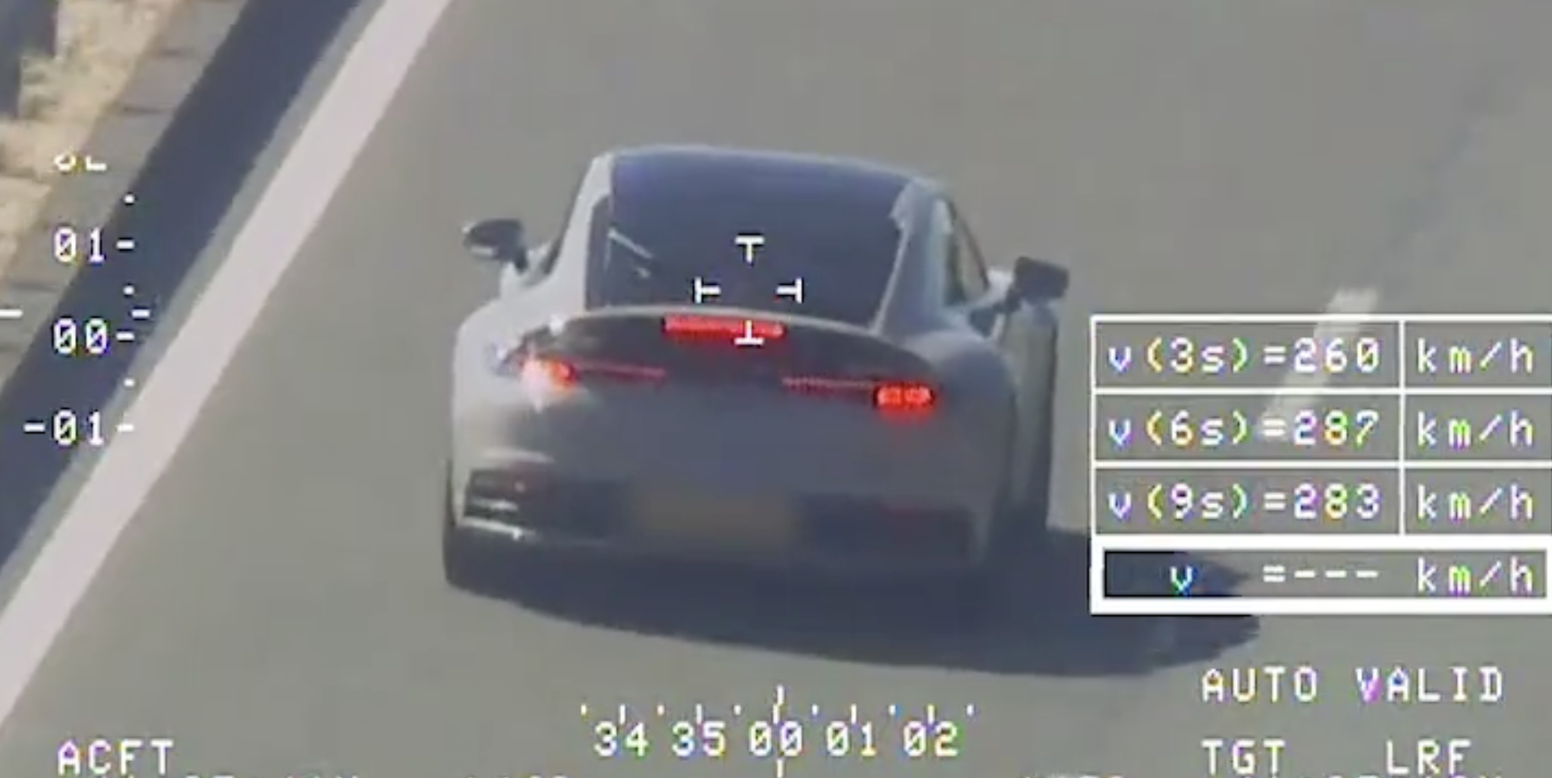 Porsche 911 Driver Arrested After Caught Driving 177 MPH by Police Helicopter