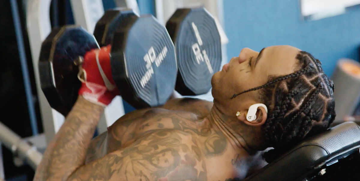 Rapper Kevin Gates Shares His Workout Plan With Weights and Yoga
