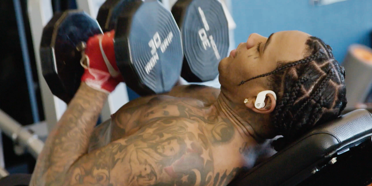 Rapper Kevin Gates Shares His Workout Plan With Weights and Yoga