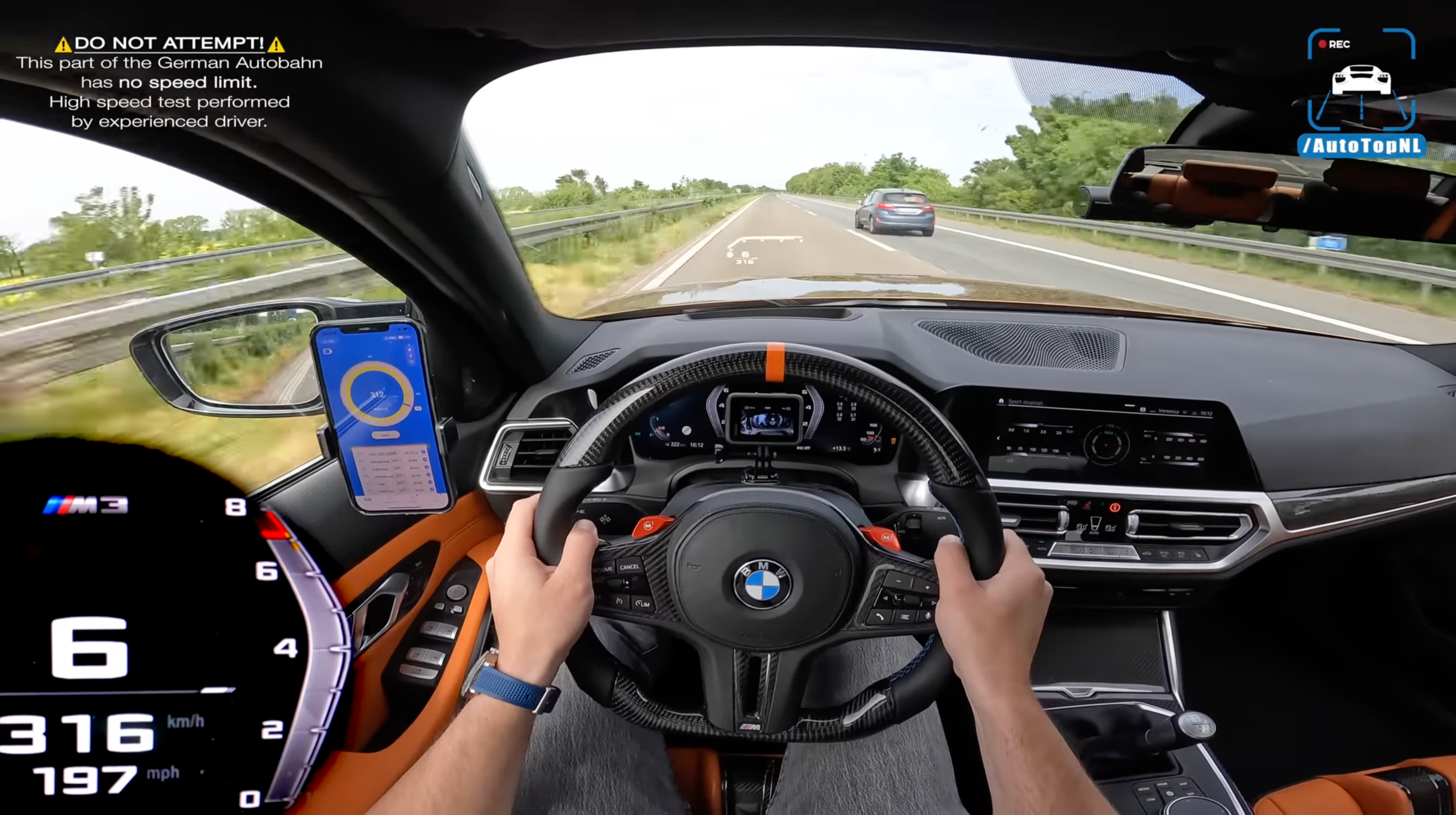 The New BMW M3 Can Hit Nearly 200 MPH With Its Speed Limiter Removed