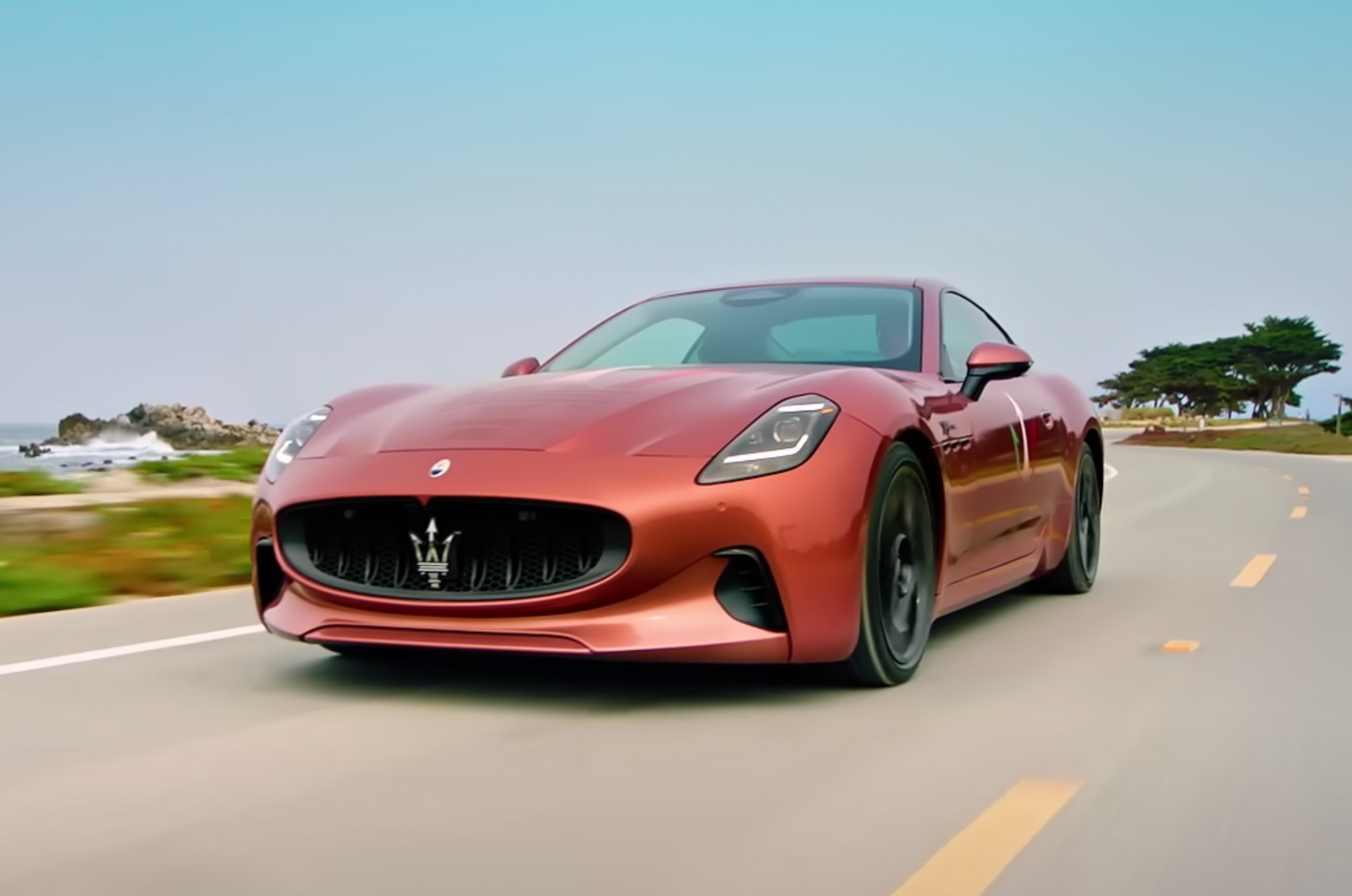 Maserati Teases New Electric GranTurismo Folgore in California