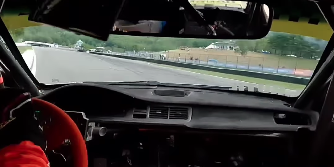 This Accidental 80-MPH Drift at Lime Rock Might Be the Save of the Year