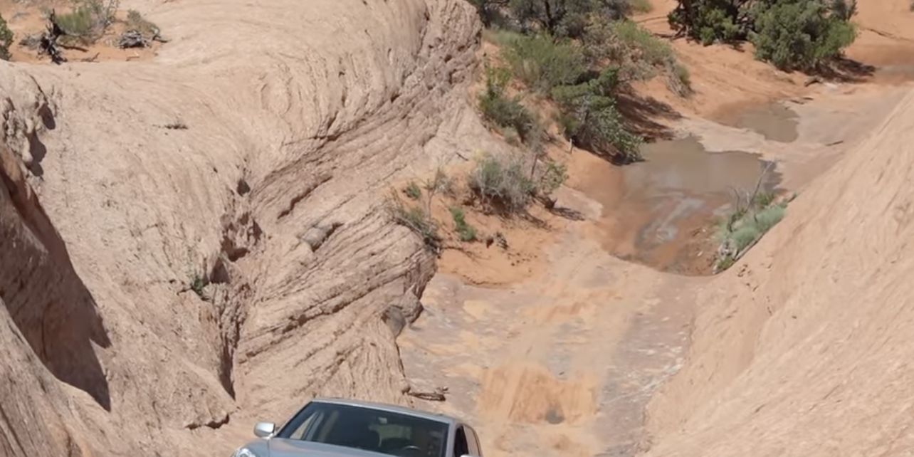 Watch This Bone-Stock Porsche Cayenne Conquer Moab