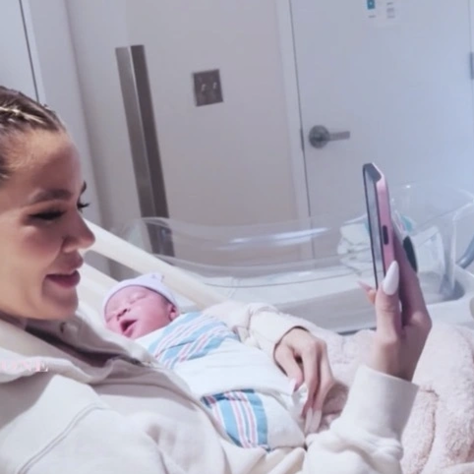 Khloé Kardashian Shared a Sweet Behind-the-Scenes Look at Her Baby Son's Birth