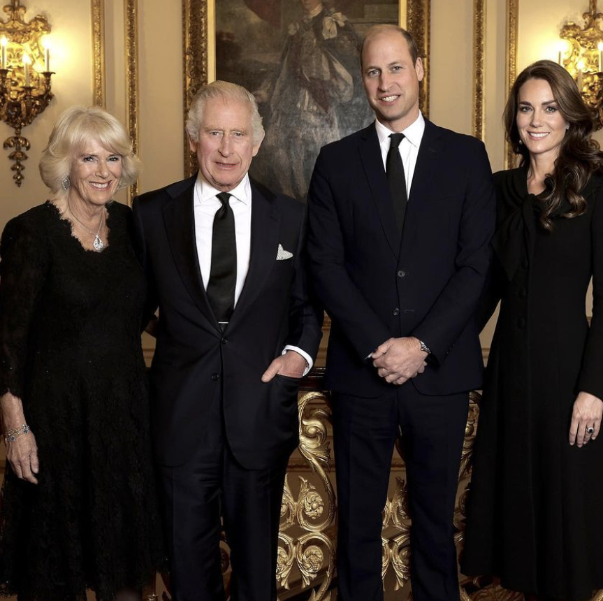 The Royals' New Family Photo Was Taken at an Event Meghan and Harry Were 
