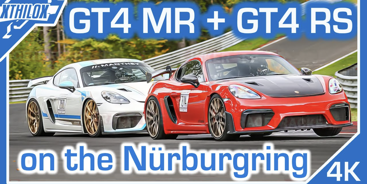 La Porsche 718 Cayman GT4 RS rivalise avec la GT4 MR au Nürburgring