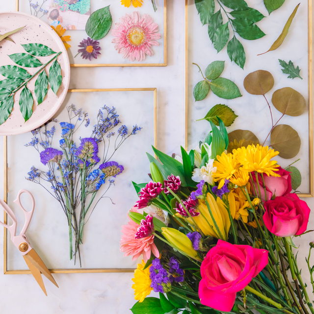 diy gifts for moms  framed pressed flowers