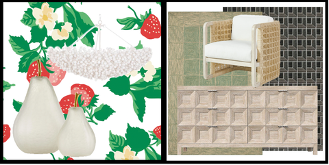 fruit trend and coffered motif trend