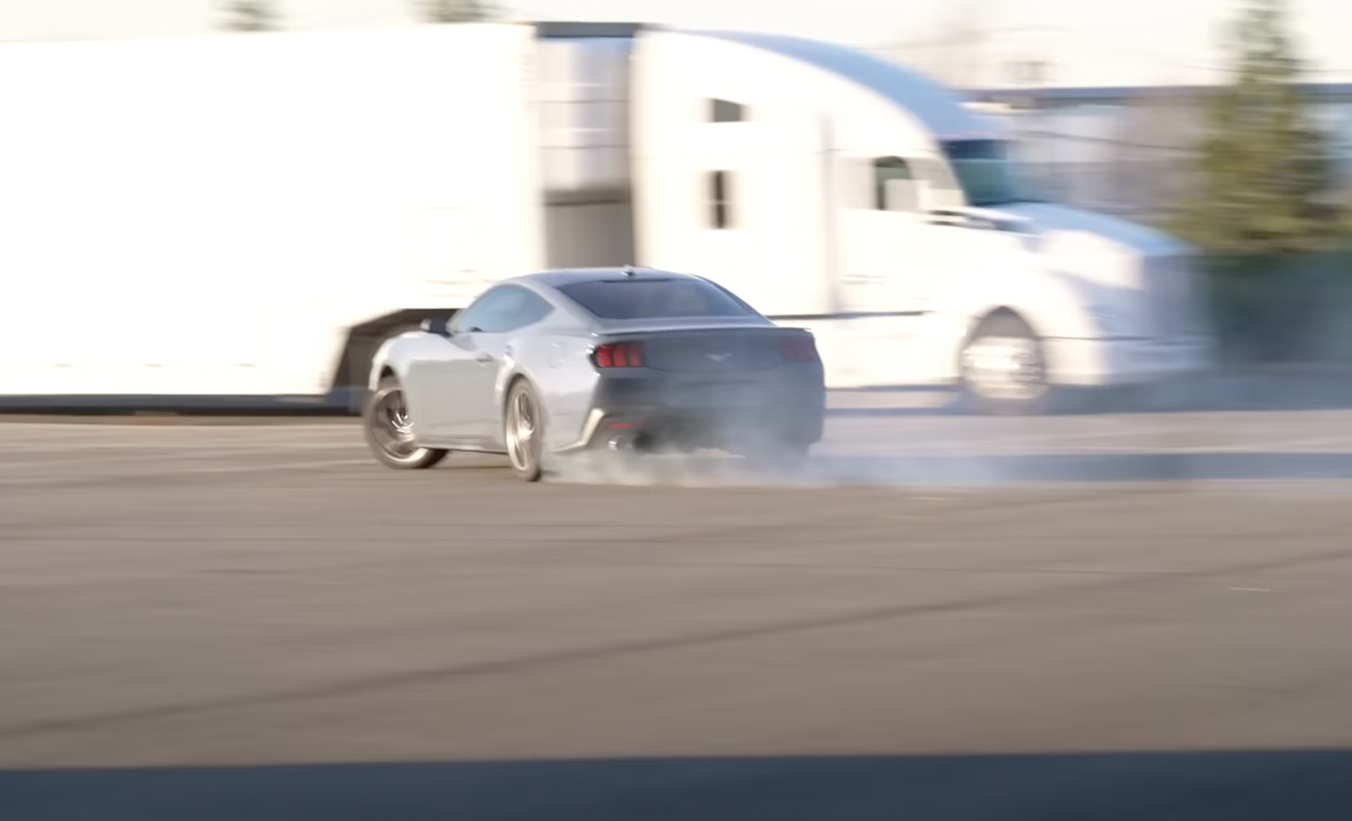 Watch Vaughn Gittin Jr. Smoke Tires in a 2024 Mustang