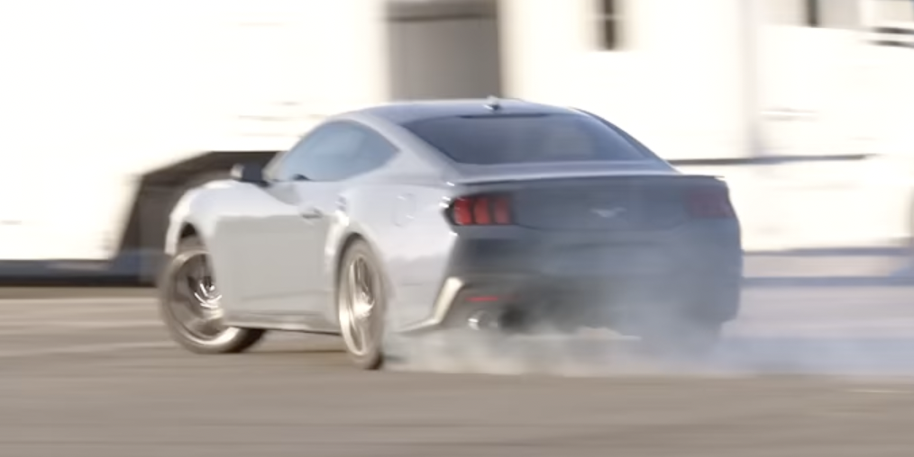 Watch Vaughn Gittin Jr. Smoke Tires in a 2024 Mustang
