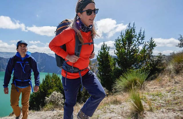 couple hiking