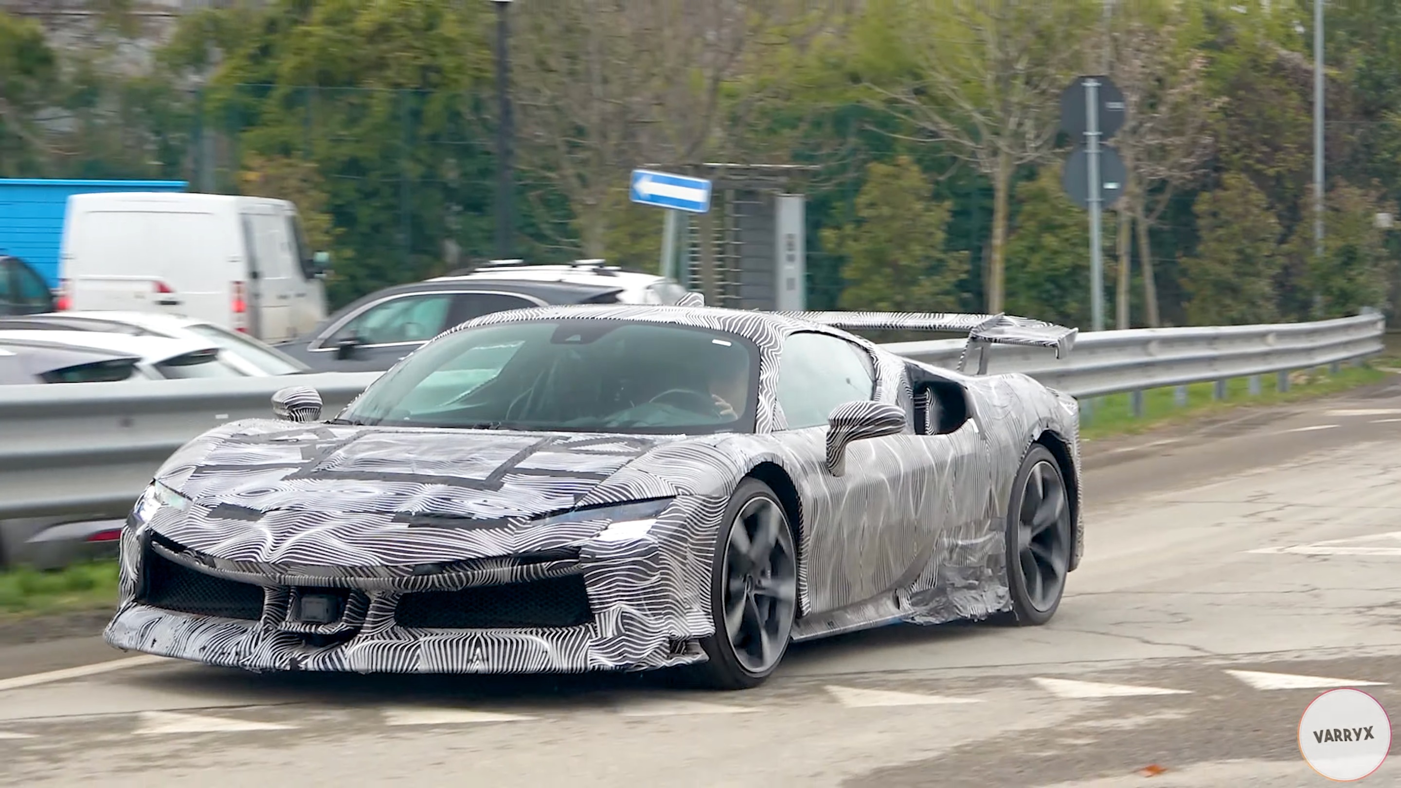 Something's Going on With this Extreme Ferrari SF90 Prototype