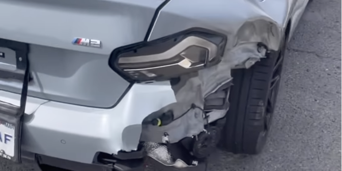 Someone's Already Crashed Into a 2023 BMW M2