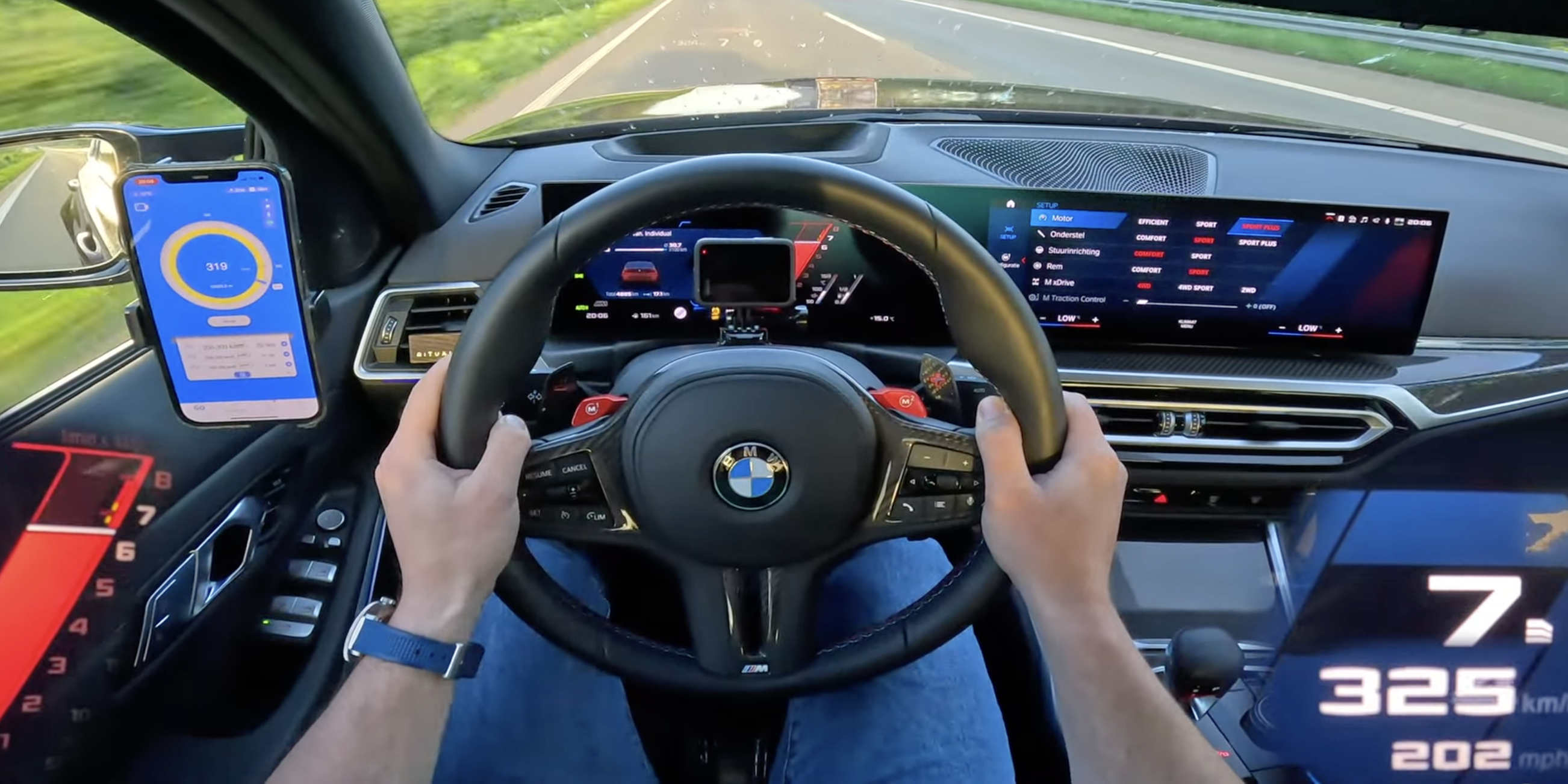 Watch This 750-HP BMW M3 Hit 204 MPH on the Autobahn