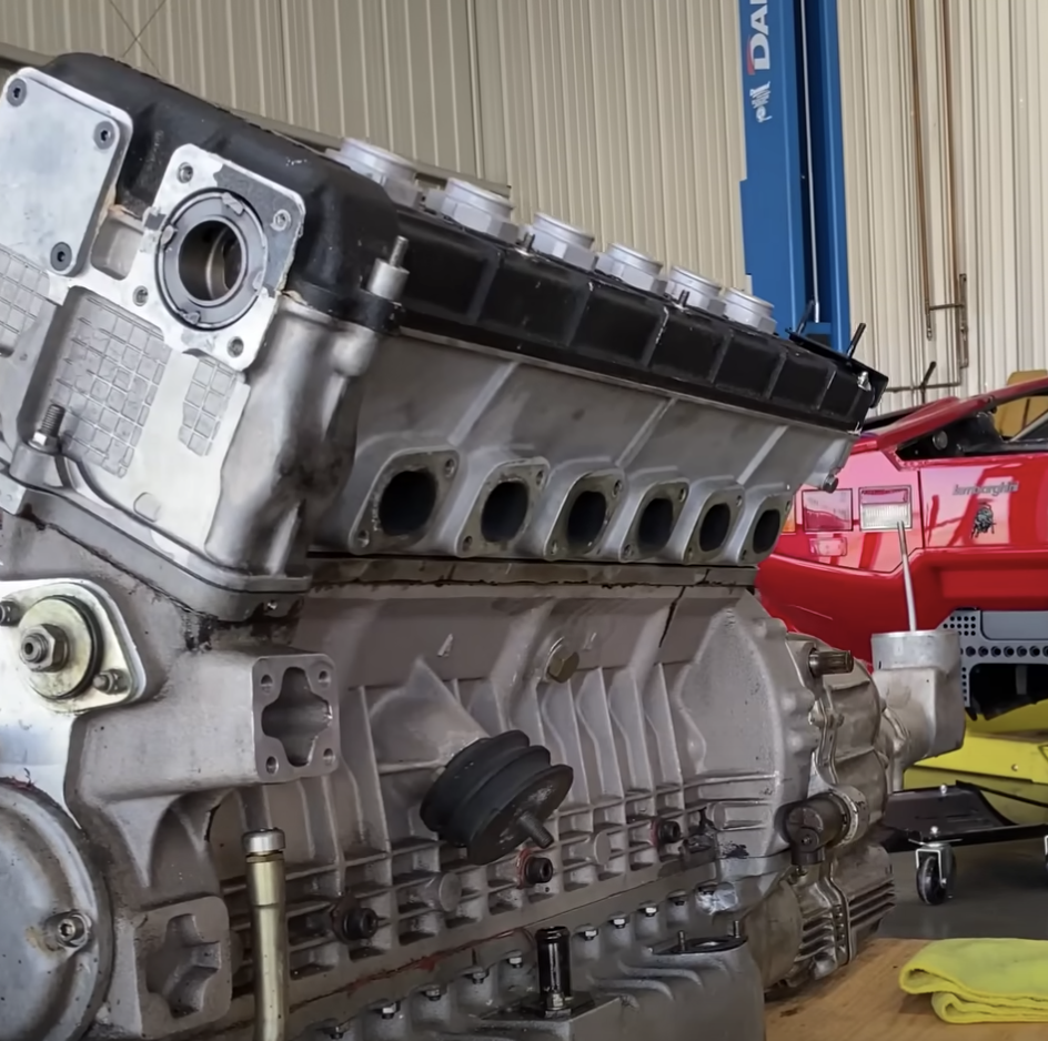 Lamborghini Had a Hilariously Simple Way to Make the Countach's Engine Bigger