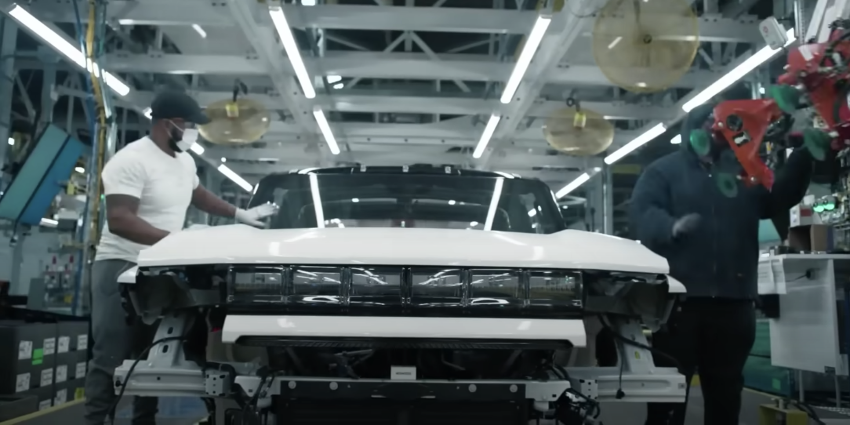 Watch How GM Builds the GMC Hummer EV