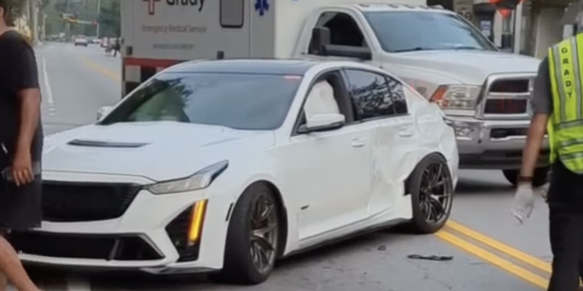 Cadillac CT5-V Blackwing Wrecked by Valet, Onboard Video Shows