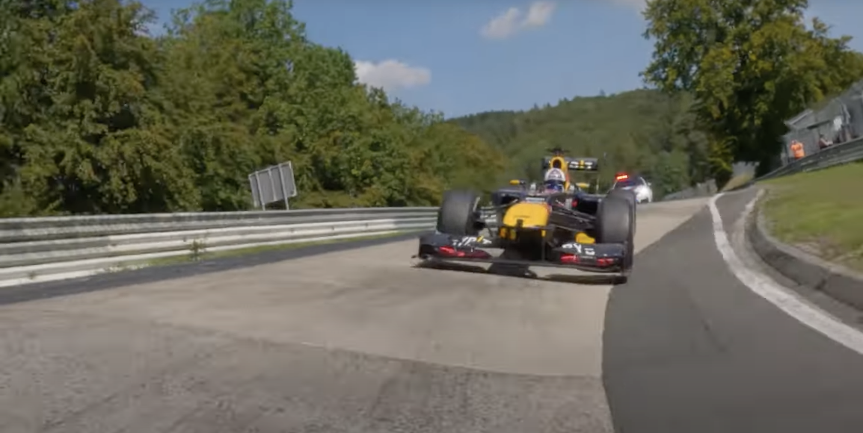 Watch Vettel Send His Red Bull F1 Around the Nürburgring