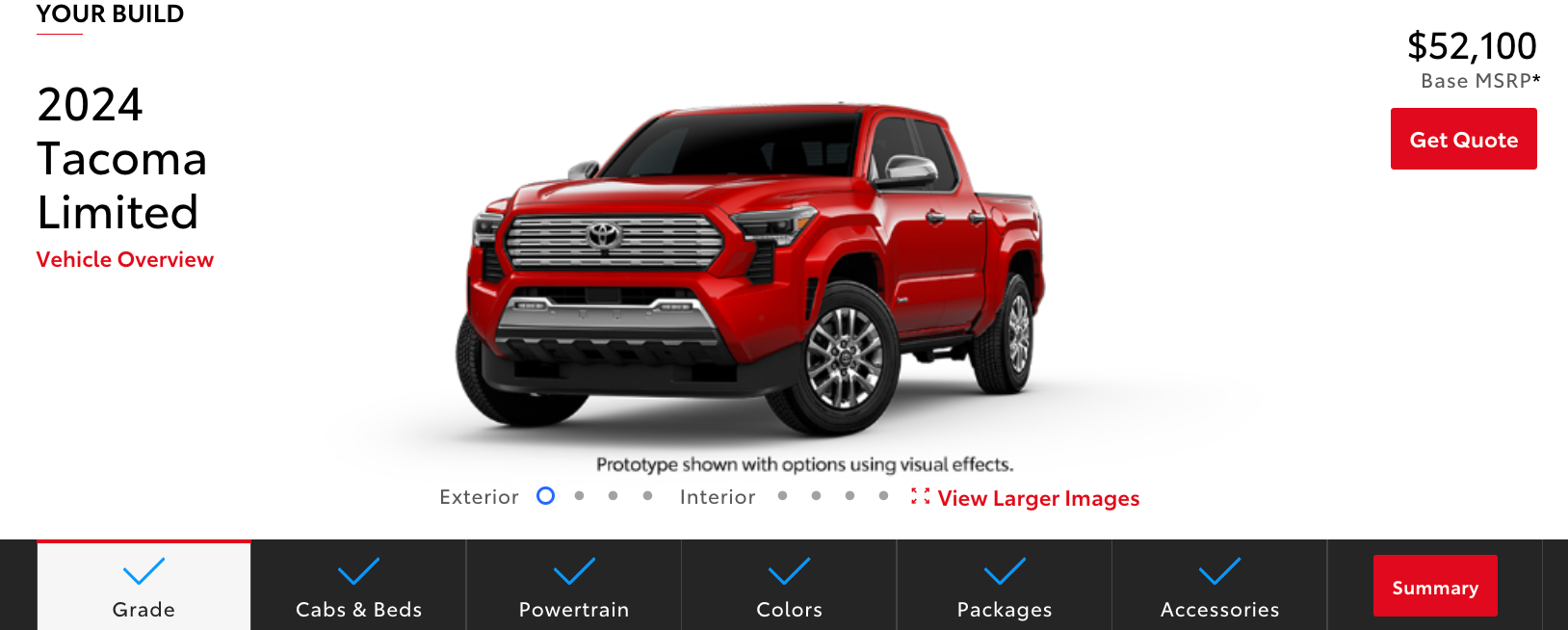 It's Time to Build Your Perfect 2024 Toyota Tacoma