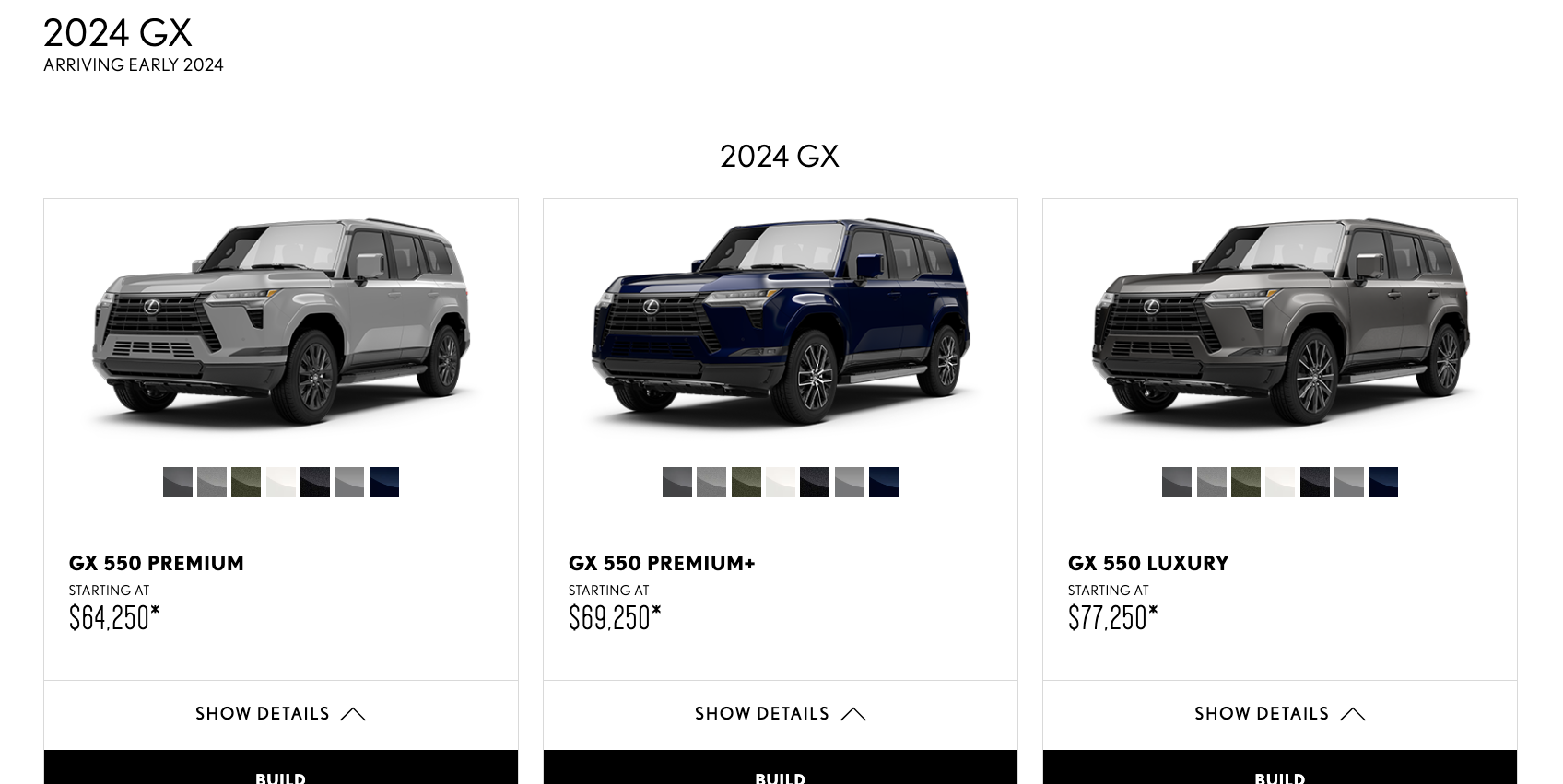 The Lexus GX 550 Configurator Is Full of Off-Road Parts