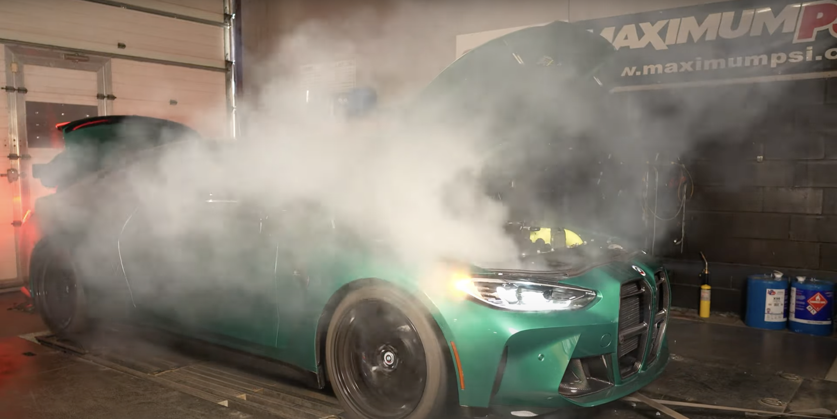 Watch This 1300-WHP BMW M4 Explode on the Dyno
