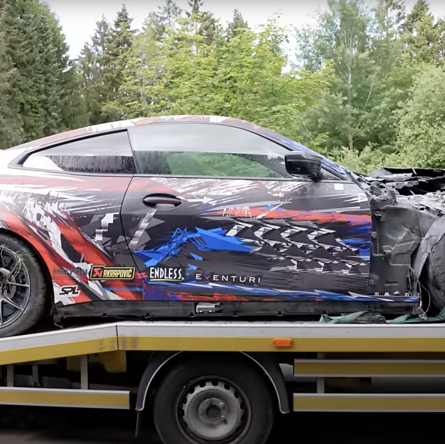 Nürburgring YouTuber Misha Crashes Hard, Wrecks a Fan's BMW M4