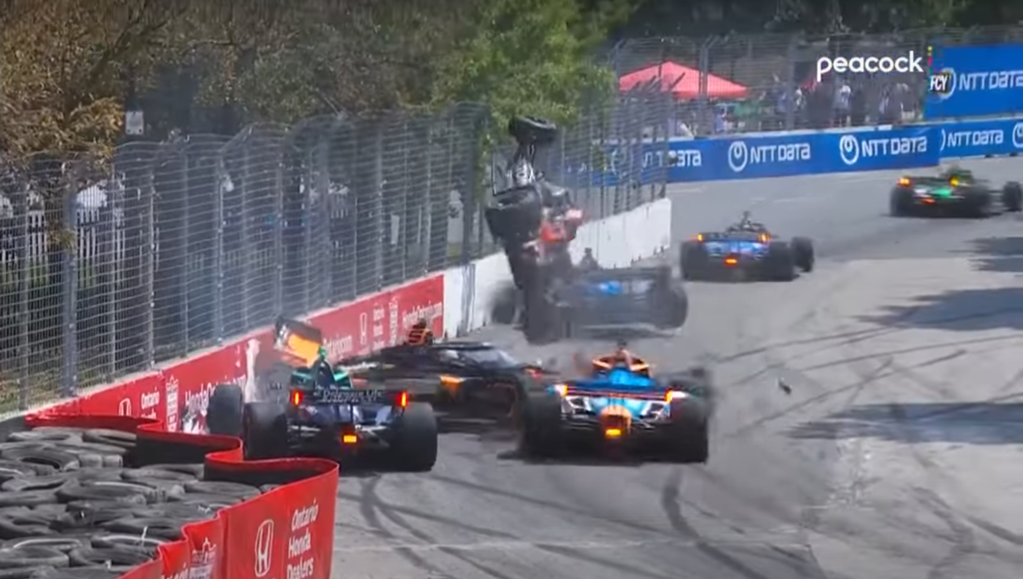 Pato O'Ward Praises Aeroscreen, Shames IndyCar After Terrifying Late Yellow at Toronto